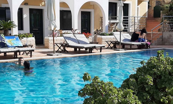 Souvala House | Relax at Ela Mesa: Oceanfront Haven with Pool & Dining