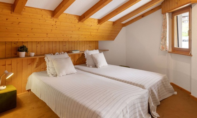 Verbier Apartment | Cozy Eldorado 321 by Interhome: Lake Views & Spa Retreat
