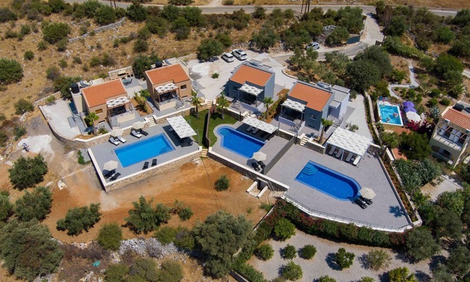 Kokkinon Khorion Villa | Tranquil Electra Villas with Ocean View & Pool Access