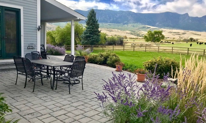 Story House | Tranquil Retreat with Big Horn Mountain Canyon Views