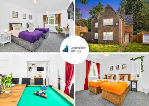 Brampton House | Cozy 3 Bedroom House with Pool and Free WiFi in Peterborough