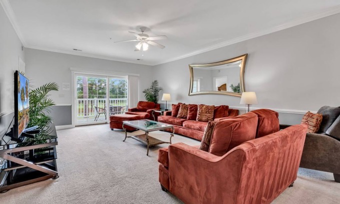 Central Myrtle Beach Condo | Stylish 3BR Condo at Magnolia Pointe with Ocean View