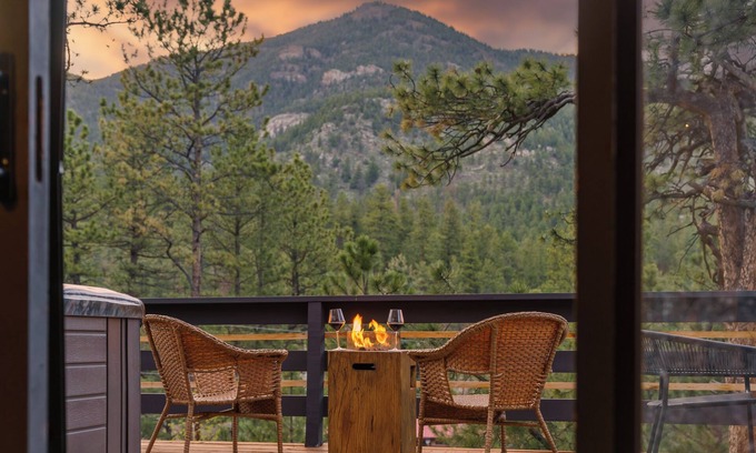 Evergreen Cabin | Inviting A-Frame Retreat with Hot Tub & Scenic Views