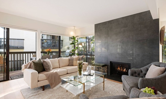 Toro Canyon Condo | Elegant Condo in Exclusive Polo Field Complex with Desk & Fireplace!