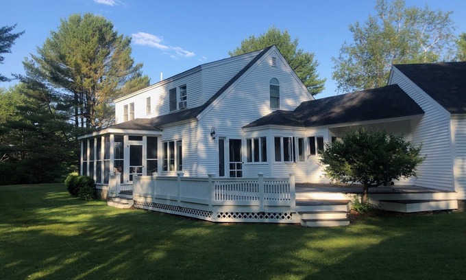 Yarmouth House | Inviting Country Cape Retreat with Modern Kitchen Amenities