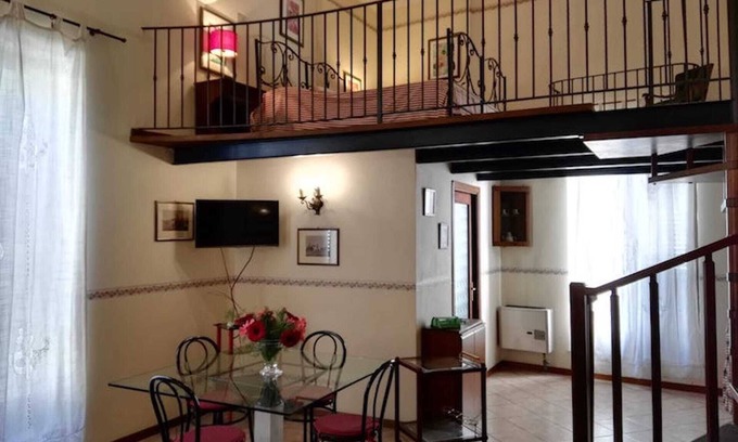 Borgo Vecchio Apartment | Elegant Mezzanine in the Historical Centre