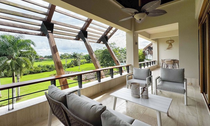 Casa de Campo Apartment | Elegant penthouse w/stunning view over Dye Fore Golf & close to Altos de Chavón