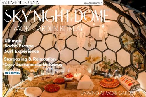 Southwestern Sacramento House | Elegant Retreat- Sleep 10-Boho Dome Lounge-Hot Tub-Games-Golf-Serene Getaway