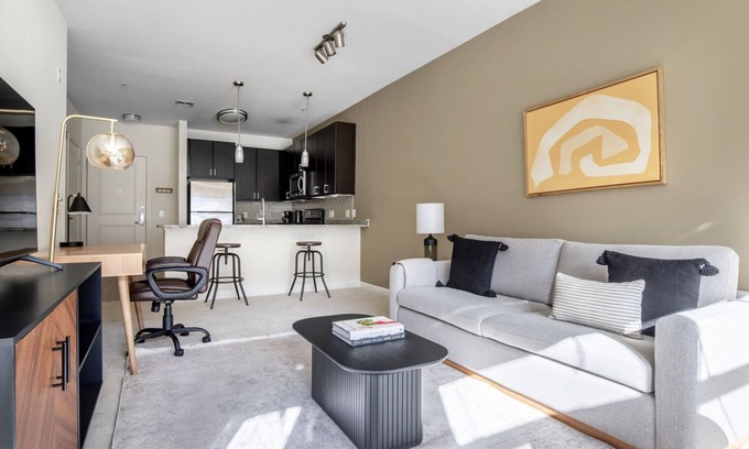 Assembly Square Apartment | Modern Somerville 1BR with Gym, Roof Access & More
