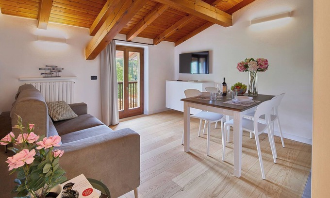 Riva del Garda Apartment | Inviting Top Floor Apartment "Salvia" with Mountain View