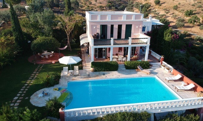Kilada Villa | Stylish Villa in Porto Heli with Private Pool & Spa