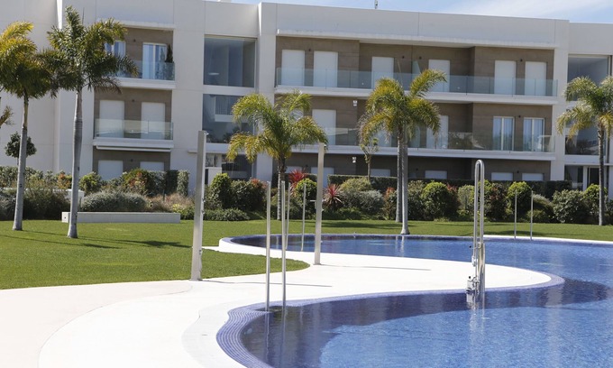 Chipiona Apartment | Relax at Eleven Views with Pool and Spa Amenities
