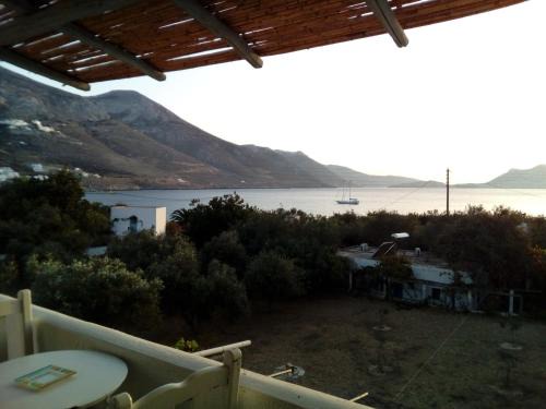 Tholaria Apartment | Pet-Friendly Elia Studios Amorgos with Ocean View