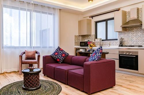 Westlands Apartment | Modern One Bedroom Apartment with Pool & Workspace at Wonderiss Homes