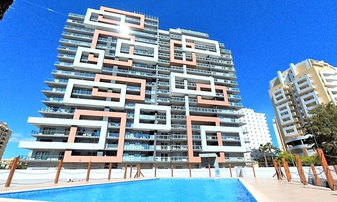 Praia da Rocha Apartment | Elegant Elite Residence 8A with Oceanfront Amenities