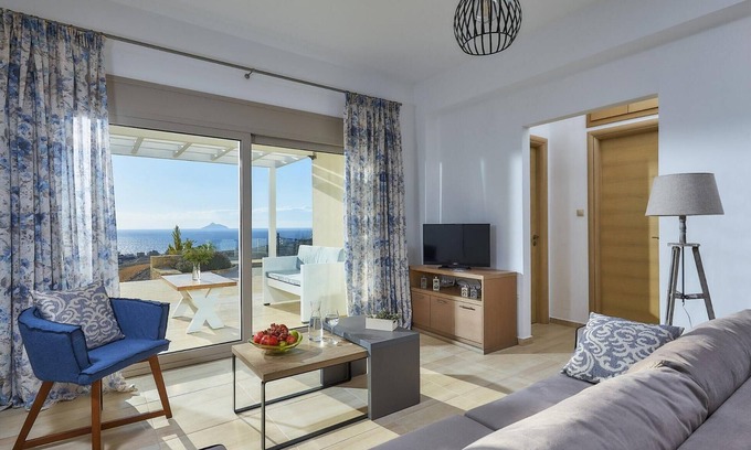 Kalamaki Apartment | Experience the Elegance of Elkysti Crete Deluxe Apartment