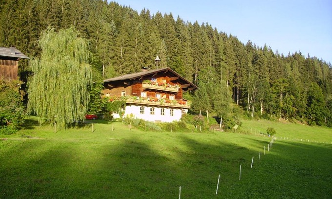 Pfarrwerfen House | Pet-Friendly Ellmauhof: Rated 9/10 with Hot Tub Access