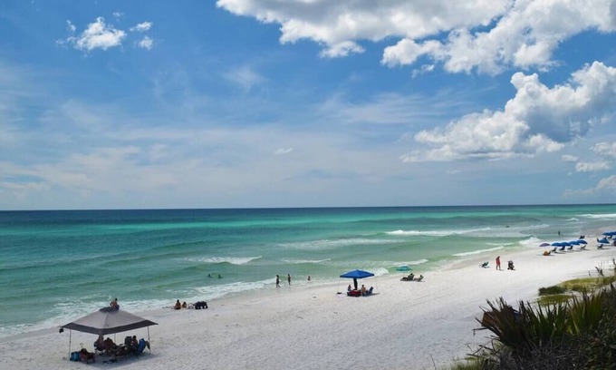Seagrove Beach House | Elm By The Sea: Oceanfront Retreat with Private Pool & Spa