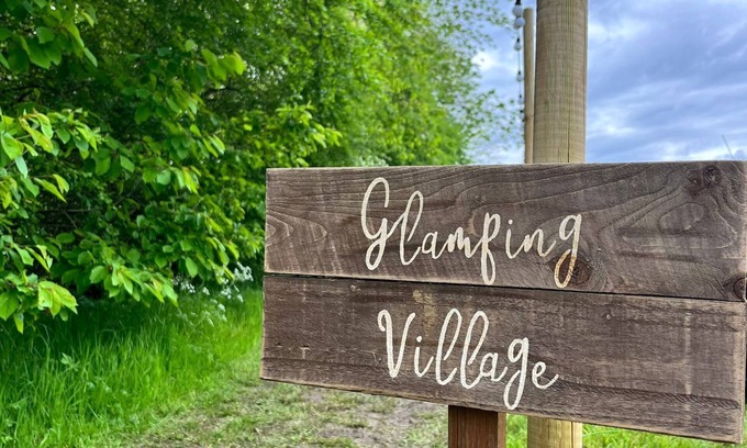 Cutnall Green Apartment | Cozy Retreat at Elmbridge Farm Cherry Bell Tent