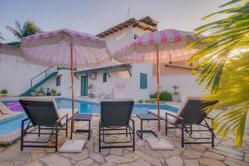 Manguinhos Hotel | Oceanfront Elsi Pousada: Guest Rated 10/10 with Pool