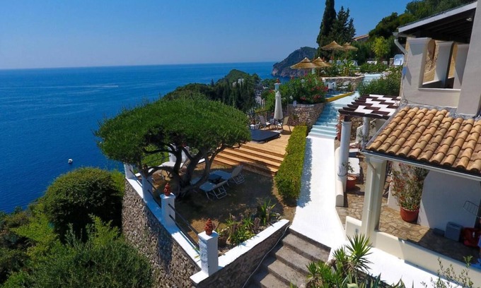 Lakones Apartment | Discover Elysium Apartments Corfu with Partial Sea View