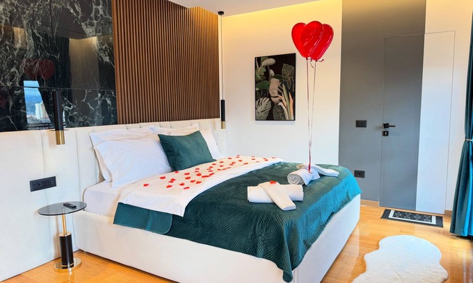 Shkoder Apartment | Emerald Luxury Apatments Deluxe King Studio Shkoder City Center