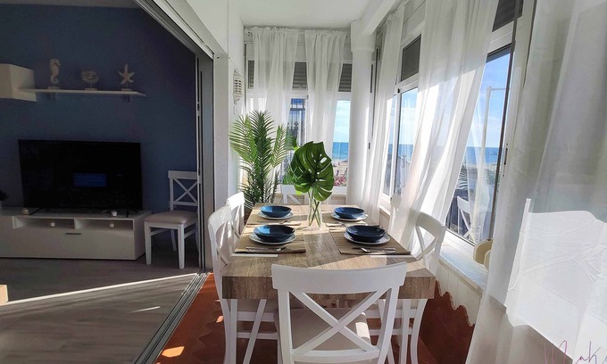 Punta Umbria Apartment | Beachfront Getaway: 3-Bedroom with Ocean Views