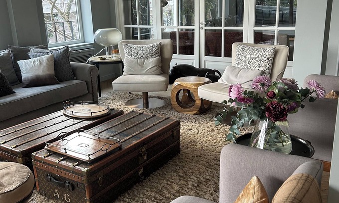 Palermo Apartment | Beautiful Terrace Overlooking Plaza Alemania with Spa Access