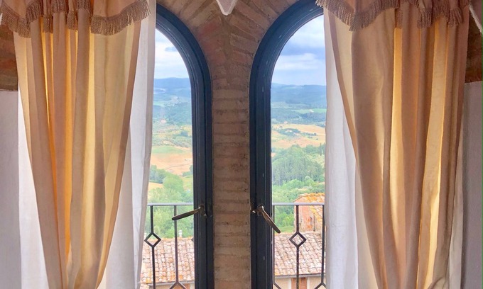 Barberino Tavarnelle Apartment | Idyllic Tuscany Retreat in Medieval Fortress with Panoramic Views