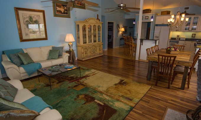 Ocean Springs House | Idyllic Beach House with Hot Tub, Game Room & Ocean Views