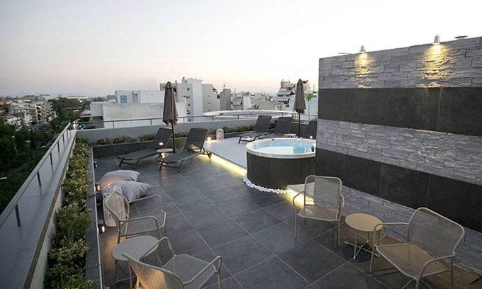 Athens City Centre Villa | Endearing Athens Suite | Helios Living Suite | 2 Bedrooms | Superb City Views |.