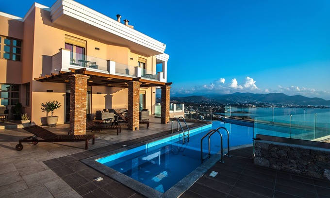 Ammoudara Villa | Endless View Villa: 4-Bedroom Oceanfront Getaway