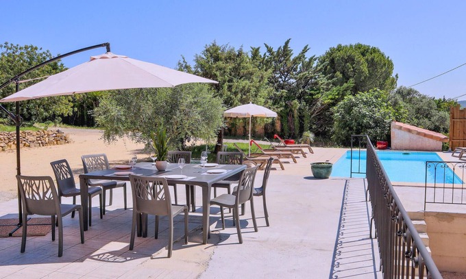 Balazuc House | Relax in a Cozy Vacation Home with Pool & Lake View