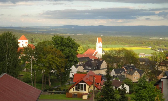 Bad Brambach Apartment | Panoramic Views Await at Schönberg Castle - Guest Rated 9.8