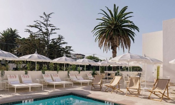 Sunset Junction House | Relaxing Getaway: Pet-Friendly Hotel with Pool Access