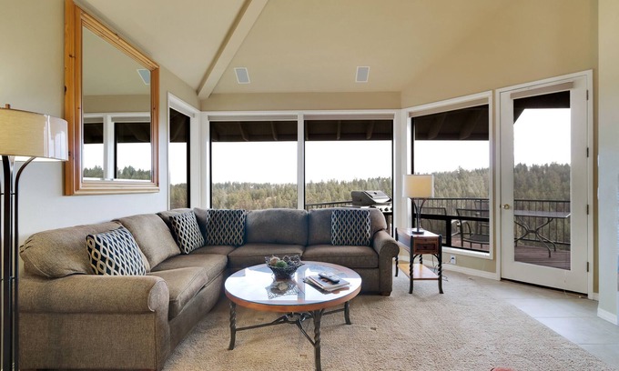 Century West Condo | Unwind with River Views at Mt. Bachelor Village Condo