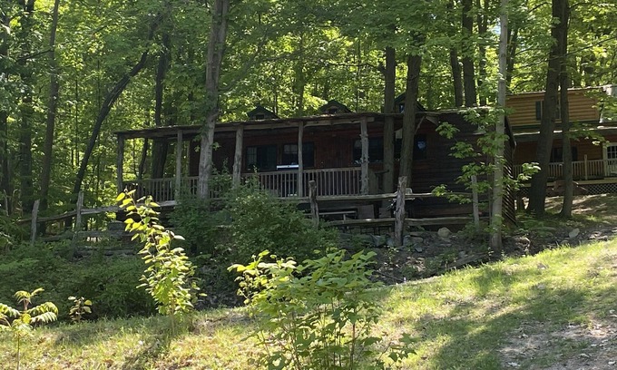 Trumansburg Cabin | Relax on the Porch with Breathtaking Lake Views!