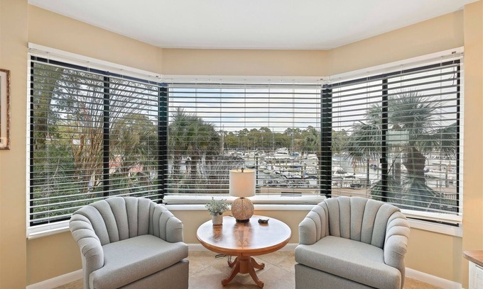 Shelter Cove Condo | Relaxing Shelter Cove Harbour Views, Steps from the Beach