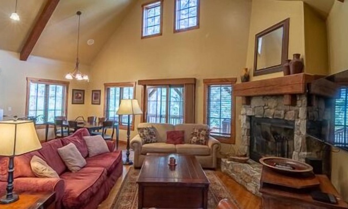 Tamarack Ski Chalet | Enjoy the Mountain Views from your Private Deck and Hot Tub
