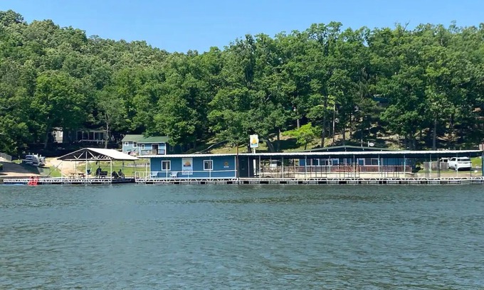 Camdenton Cabin | Experience Tranquility by the Lake with Resort Amenities