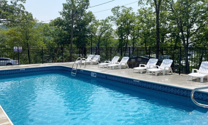 Camdenton Cabin | Discover Tranquility at the Lake with Pool & Spa Amenities