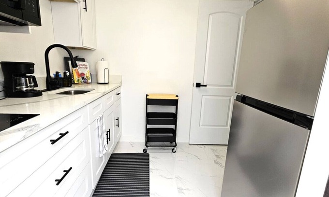 Citrus Park Apartment | Experience Tiny Nest: Pet-Friendly 1BR with Garden Retreat