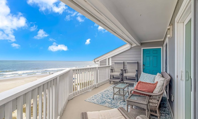 Surfside Beach Condo | Experience Oceanfront Bliss: Perfect Stay August 17-24