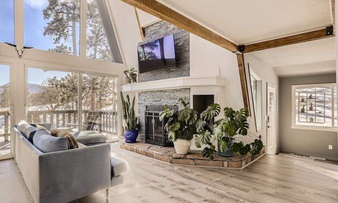 Morrison Cabin | Enjoy this fully remodeled A-frame near hiking/biking trails, Red Rocks, Evergreen, Denver