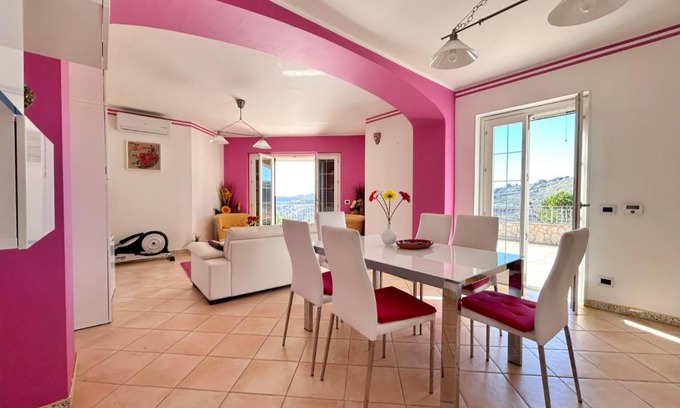 Enna House | Enchanting ENNA Villa del Sole e delle Stelle - 9.8/10 Rated