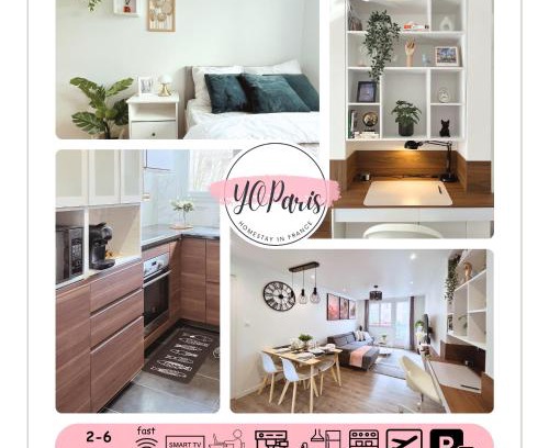 Bourg-la-Reine Apartment | New Apartment Near Paris with Kitchen and Parking Access