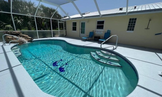 Flagler Beach House | Idyllic Home with Heated Pool, Steps from the Beach