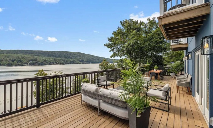Greenwood Lake House | Entire Lakeview House ~ Hot Tub ~ Firepit ~ Stunning View ~ Spacious Deck