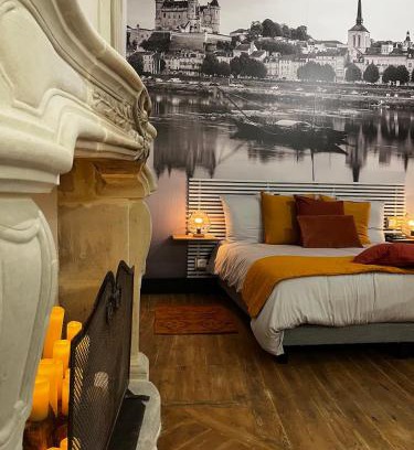 Saumur Apartment | Relax at Entre Nous Le Joachim with a Hot Tub and 9.2 Rating