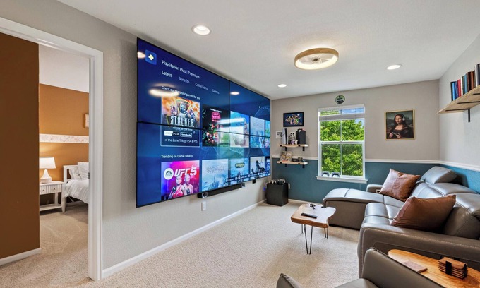 Commerce City House | Spacious Home with Fenced Yard and Cathedral Ceiling